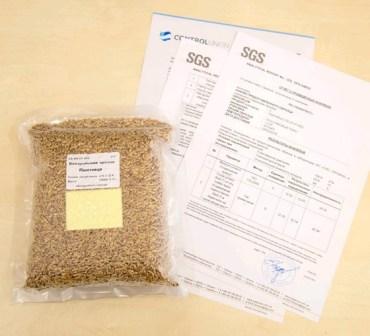 контрольный образец зерна пшеницы для настройки анализатора и построения калибровочной кривой